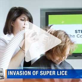 Screenshot of a video about the invasion of superlice