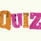 Quiz in bold font